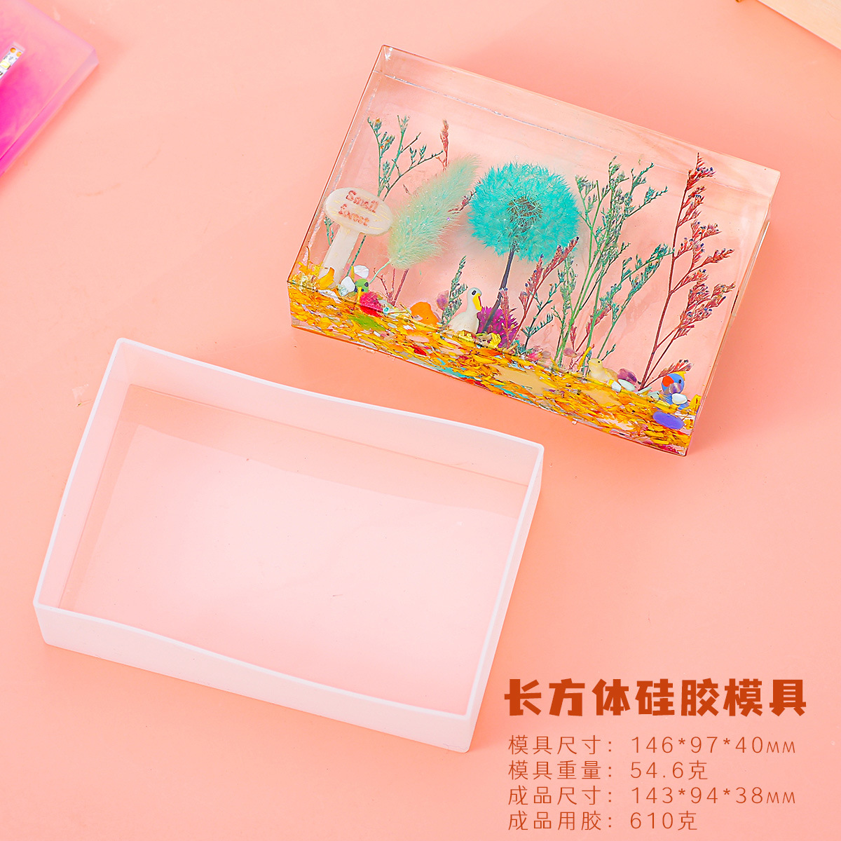 드라이 플라워 큐브 장식 사각형 램프 홀더 직육면체 실 - 3D Printing Epoxy Resin 리뷰 및 가격