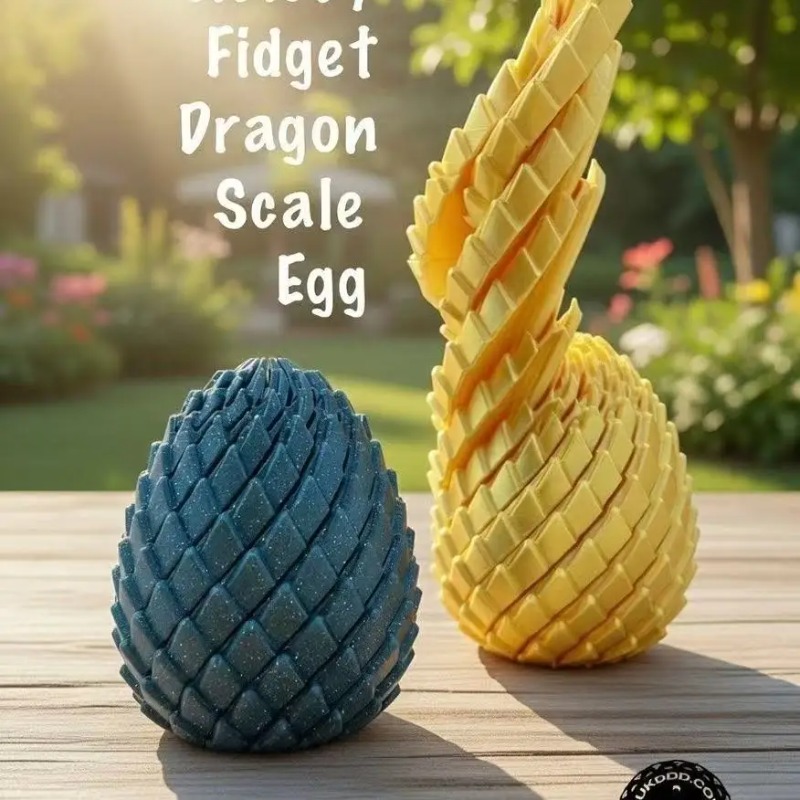 3D 프린팅 나선형 드래곤 알 스트레스 해소 장난감,  - 3D Printing Egg 리뷰 및 가격