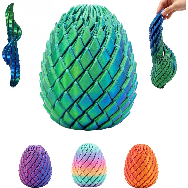 3D 프린팅된 피젯 토이, 꼬이기 쉬운 미끄러운 계란  - 3D Printing Egg 리뷰 및 가격