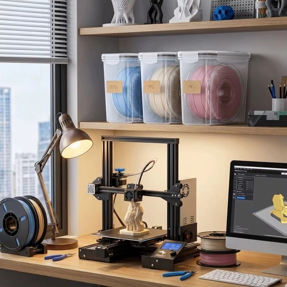 투명 필라멘트 보관함 방진 밀폐형 3D 프린팅 컨테이너 - 3D Printing For Medical 리뷰 및 가격