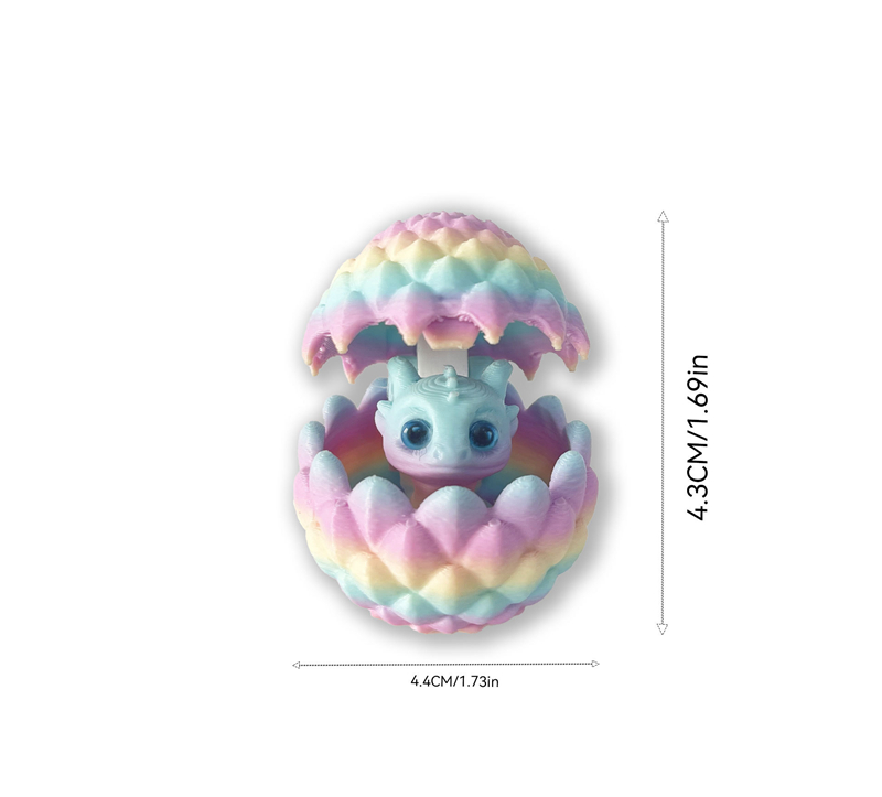 귀여운 미니 3D 프린팅 드래곤 + 달걀 장난감 세트  - 3D Printing Egg 리뷰 및 가격
