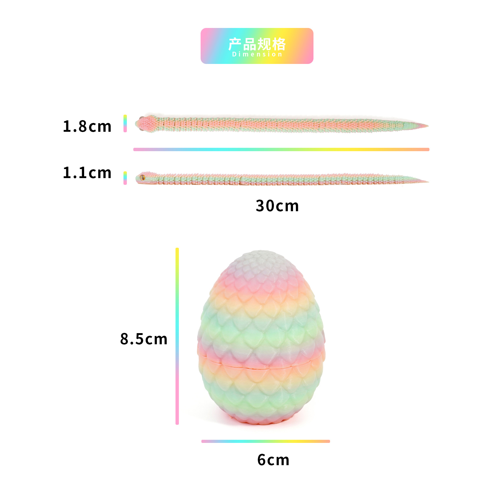 3D 프린팅 바이퍼 뱀 모델과 드래곤 알 세트 30cm - 3D Printing Egg 리뷰 및 가격