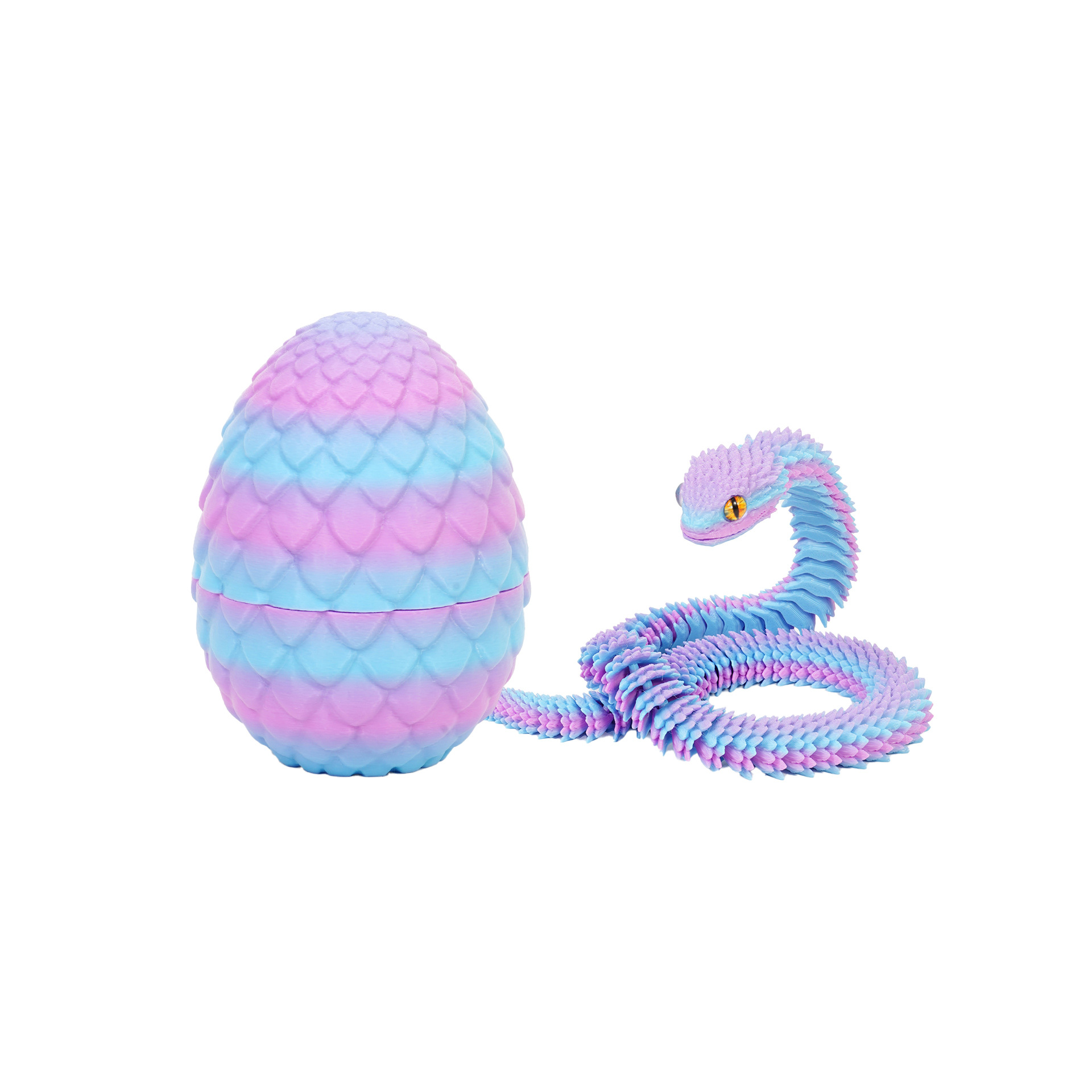 3D 프린팅 바이퍼 뱀 모델과 드래곤 알 세트 30cm - 3D Printing Egg 리뷰 및 가격