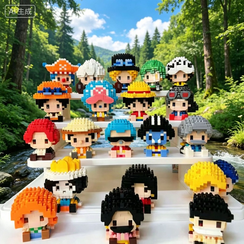새로운 원피스 태양신 니카 루피 마이크로 액션 블록 쵸 - 3D Printing Luffy 리뷰 및 가격