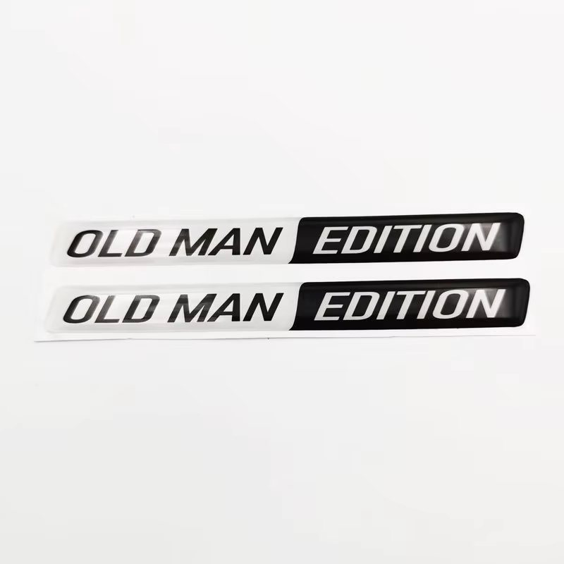 2pcs 올드 맨 에디션 3D 에폭시 엠블럼 스티커 펜 - 3D Printing Epoxy Resin 리뷰 및 가격