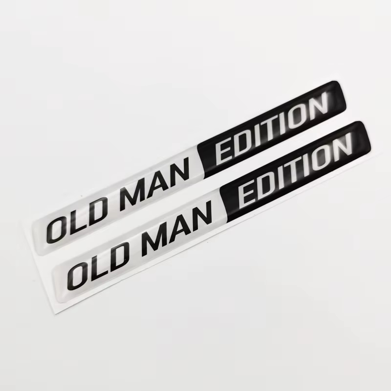 2pcs 올드 맨 에디션 3D 에폭시 엠블럼 스티커 펜 - 3D Printing Epoxy Resin 리뷰 및 가격