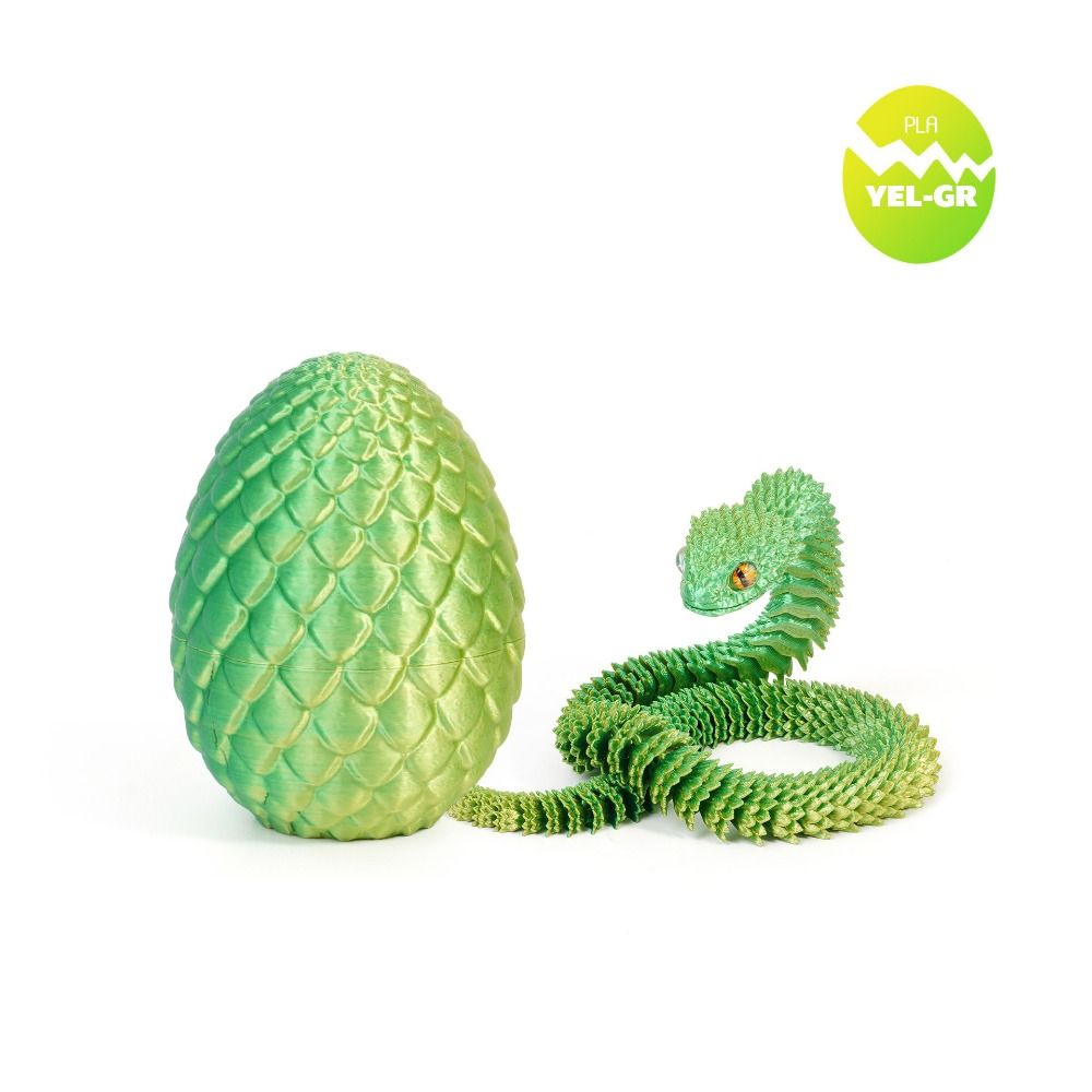 창의적인 3D 프린팅 뱀 일체형 몰딩 캔디 컬러 동물  - 3D Printing Egg 리뷰 및 가격