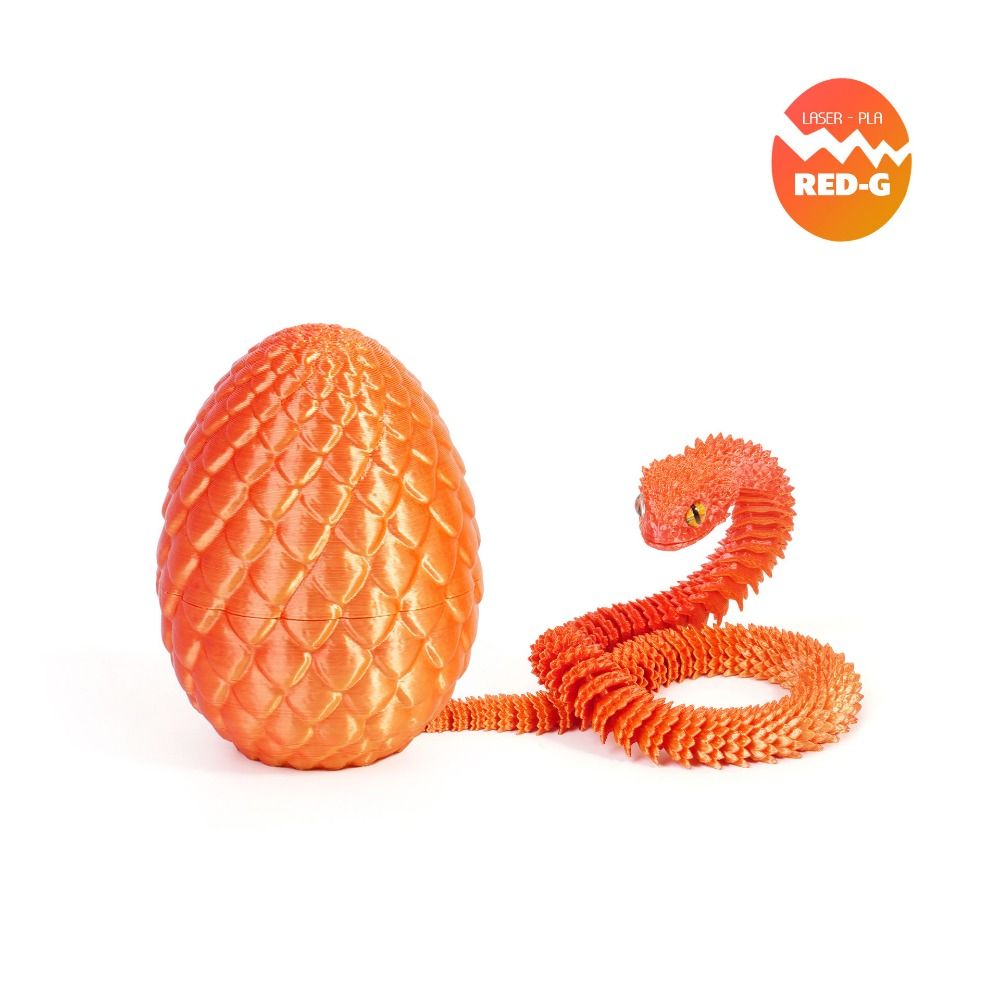 창의적인 3D 프린팅 뱀 일체형 몰딩 캔디 컬러 동물  - 3D Printing Egg 리뷰 및 가격