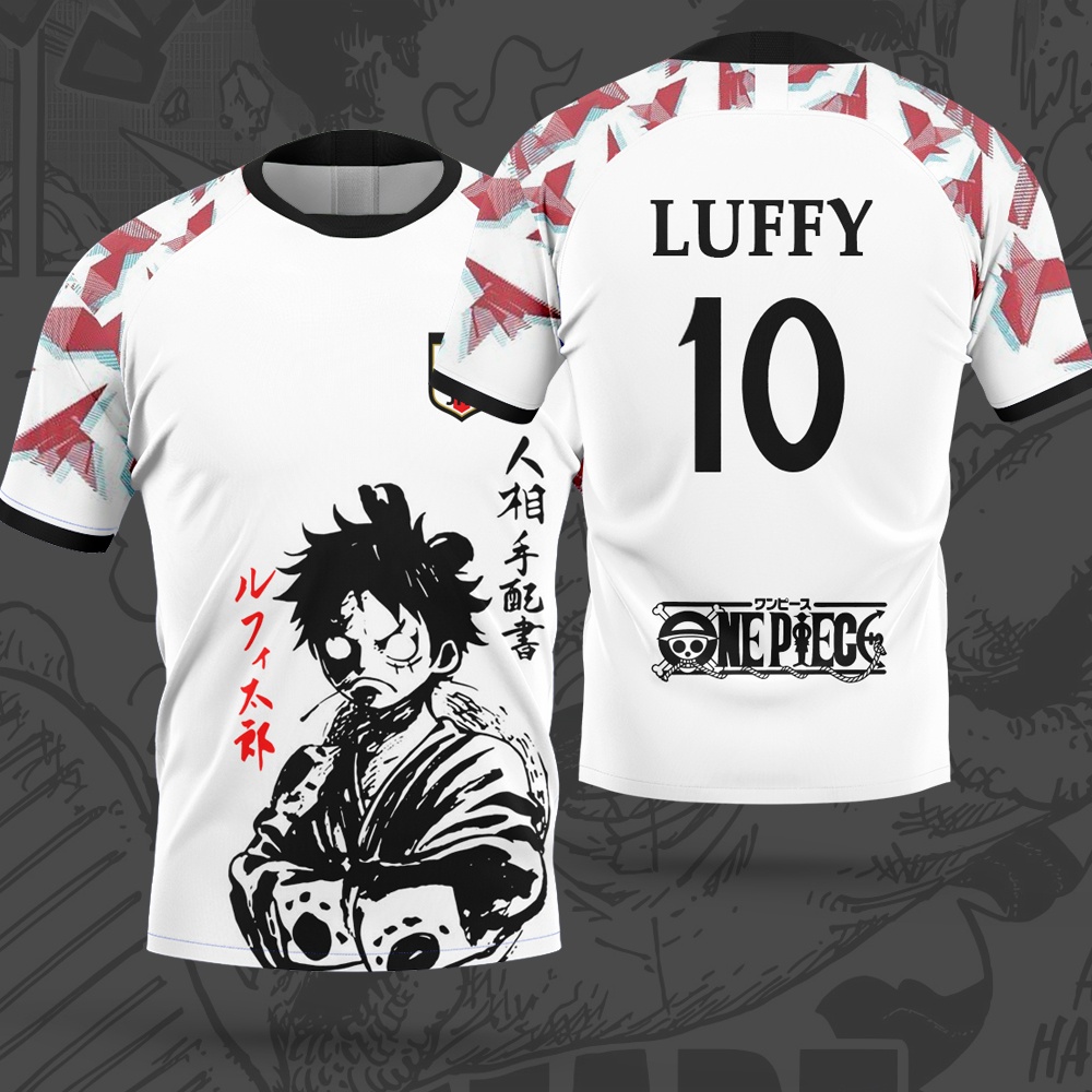 2026년 여름 원피스 루피 테마 축구 유니폼 바람막이 - 3D Printing Luffy 리뷰 및 가격