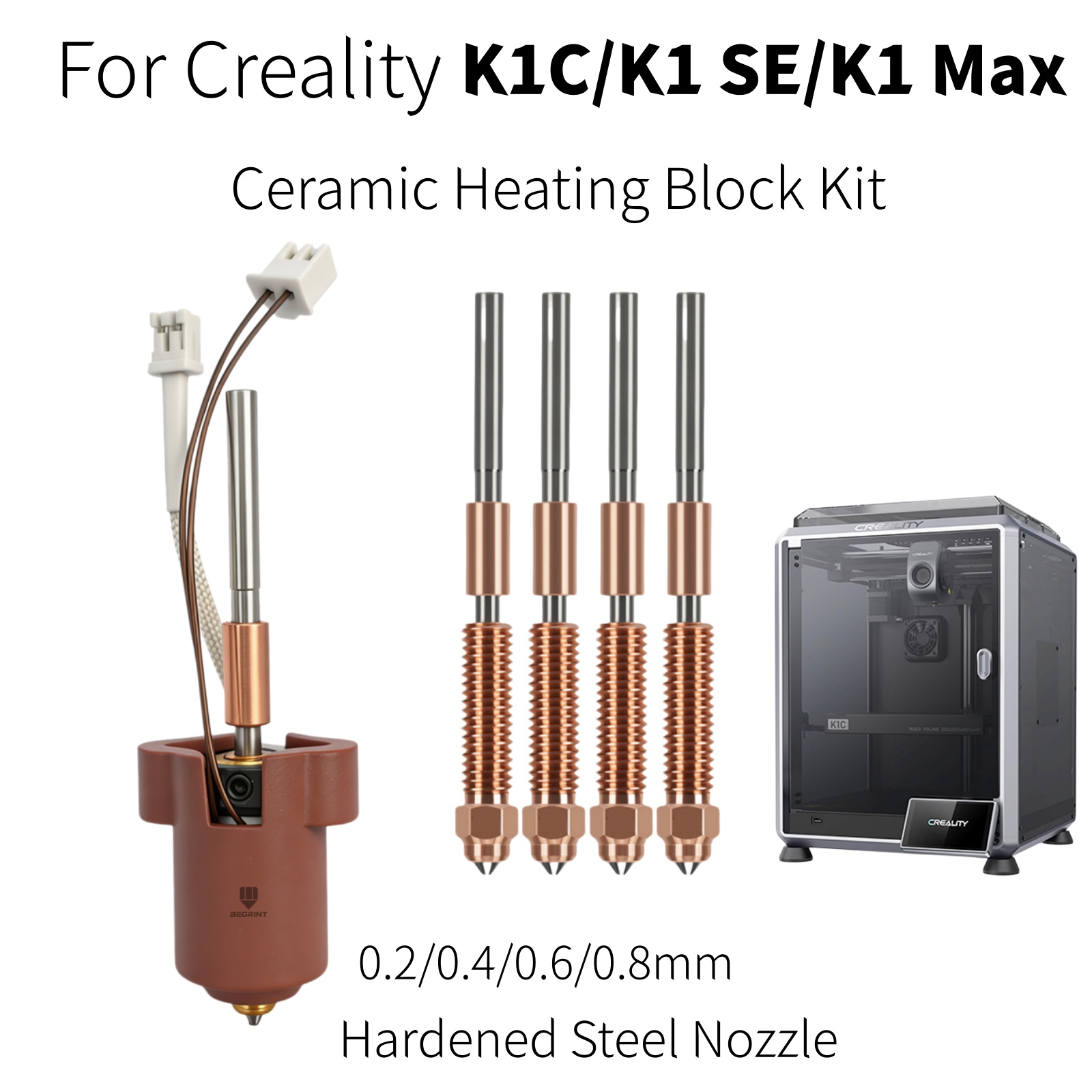 Creality K1C K1 MAX 핫엔드(세라믹 히팅 - Creality Printer K1 리뷰 및 가격