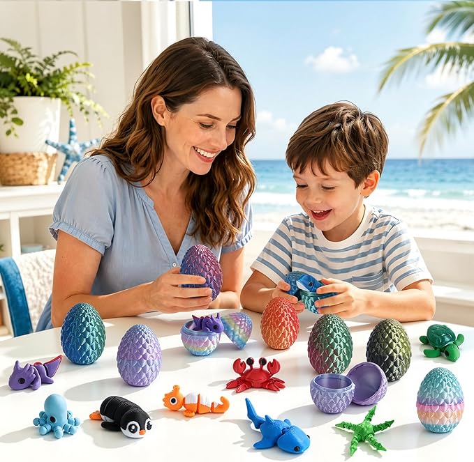 24개 3D 프린팅 서프라이즈 에그 블라인드 박스 피젯 - 3D Printing Egg 리뷰 및 가격
